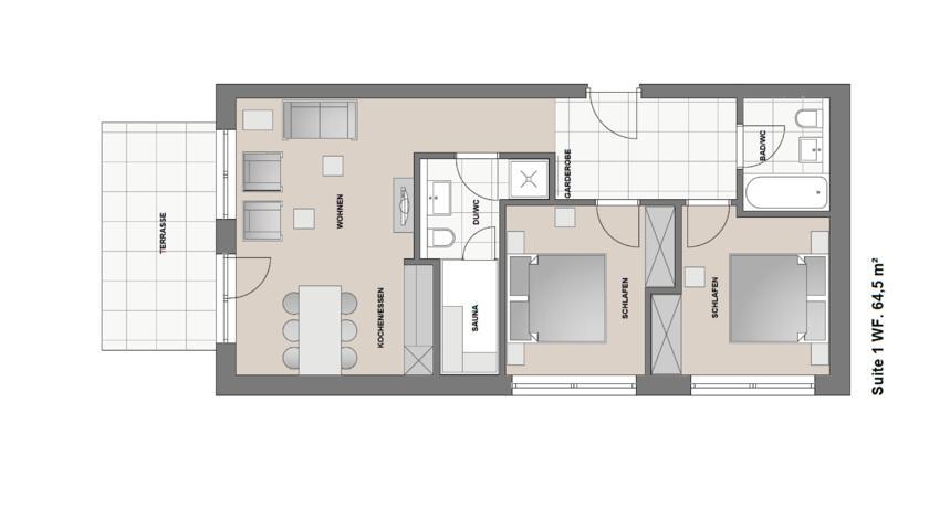 Schlosskopf Suiten Sankt Anton am Arlberg Habitación foto
